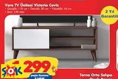 RUUM STORE VERE TV ÜNİTESİ VİCTORİA CEVİZ